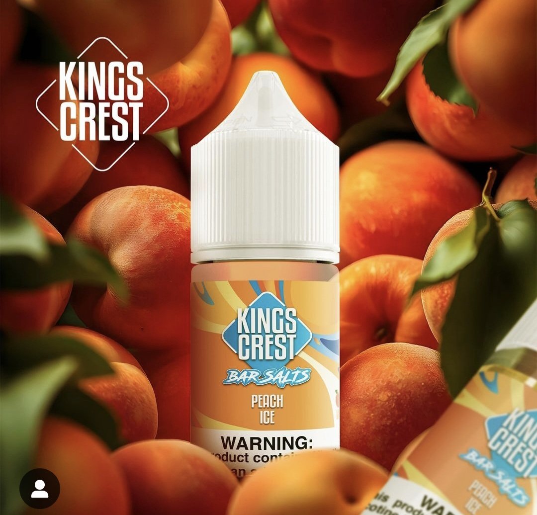 King Crest Salt - Strawberry Peach Ice