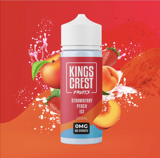 King Crest e-liquids - Strawberry Peach Ice