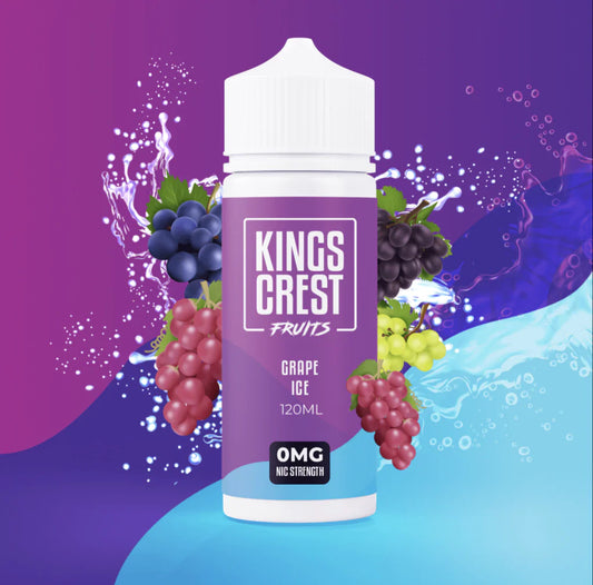 King Crest e-liquids - Grape Ice